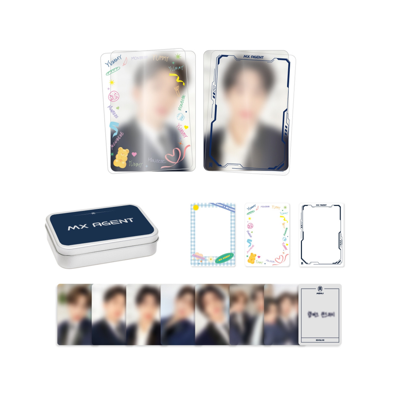 MONSTA X - 05 TIN CASE PHOTOCARD SET [2022 MX AGENT] - interAsia